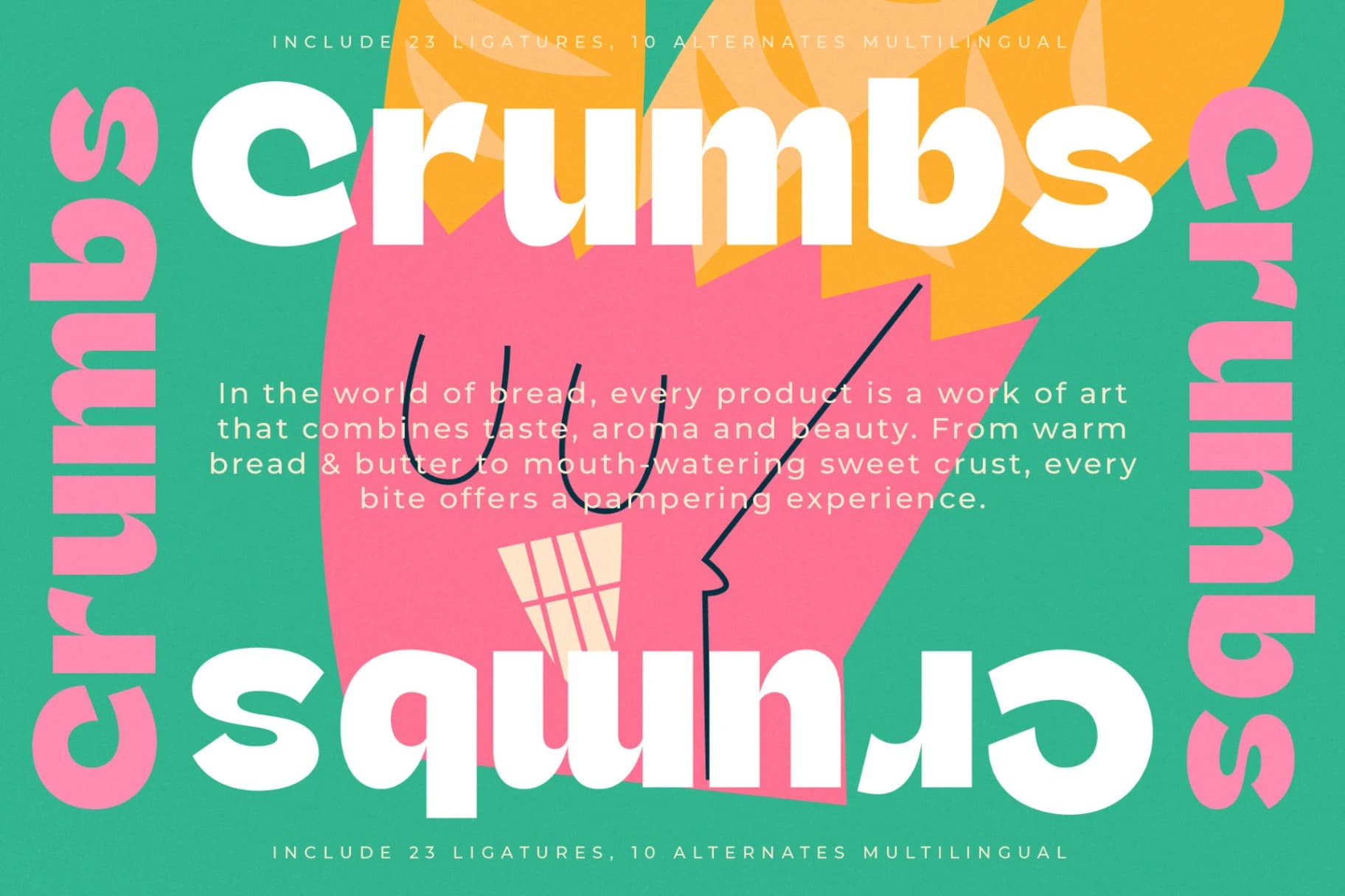 Preview 7 for Bakery Cafes - Modern Sans Serif
