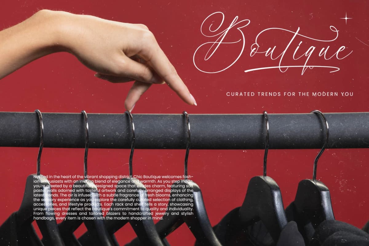 Notheli Dahlia - Stylish Beauty Script Font font preview 2