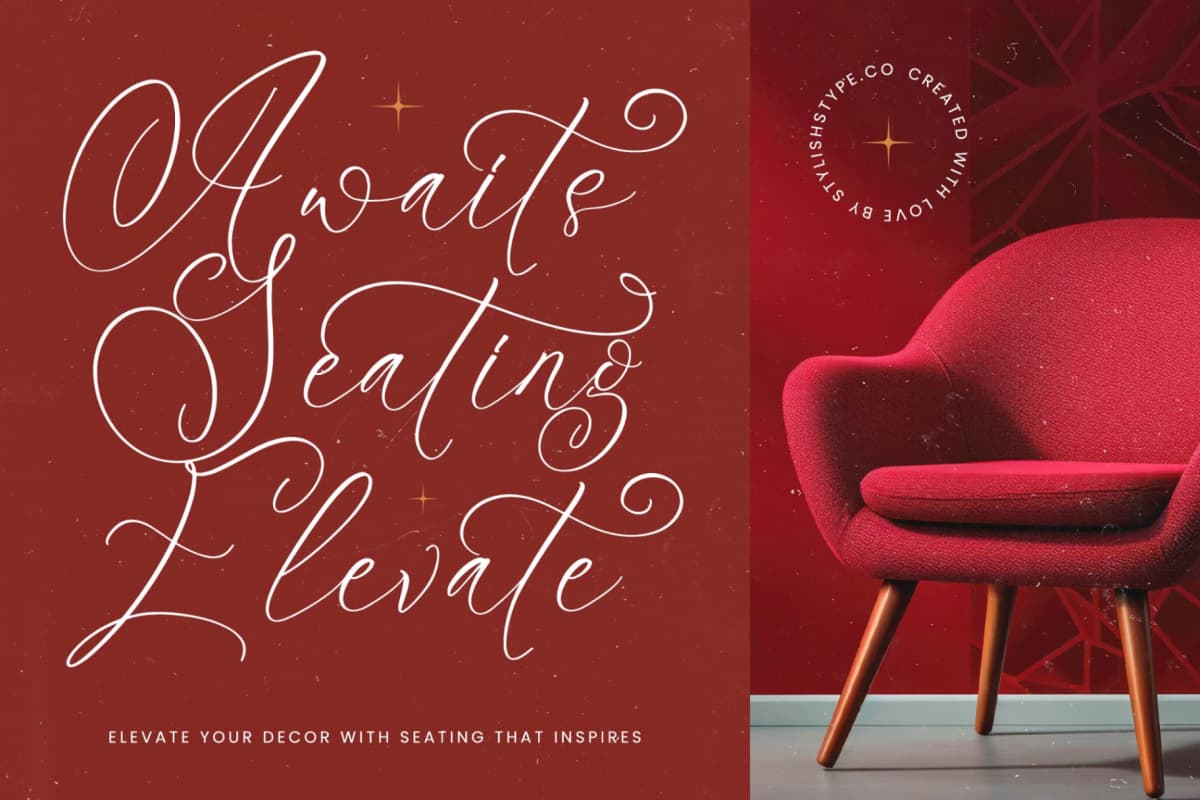Notheli Dahlia - Stylish Beauty Script Font font preview 15