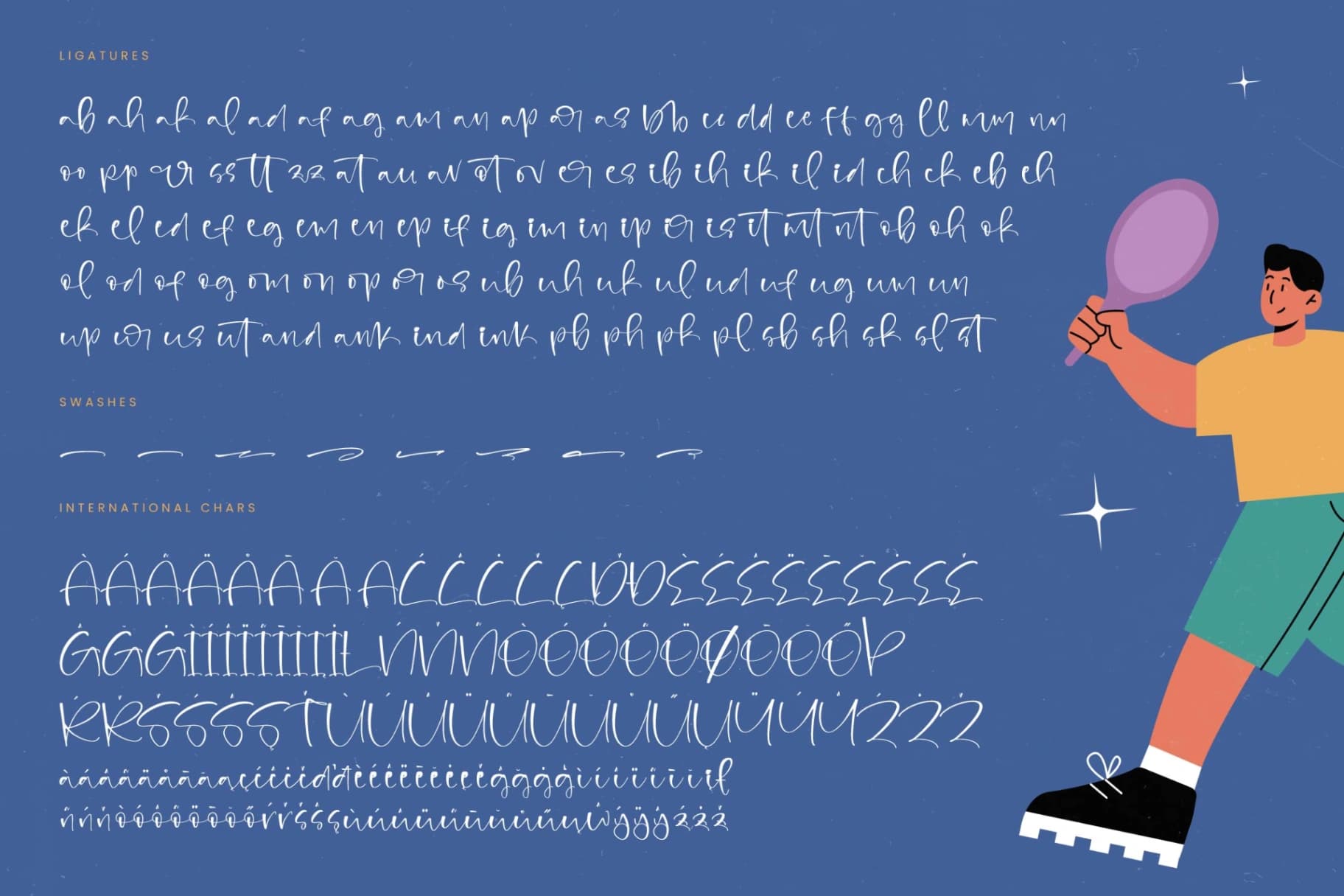 Preview 19 for Minutes Racket - Quirky Handwritten Font