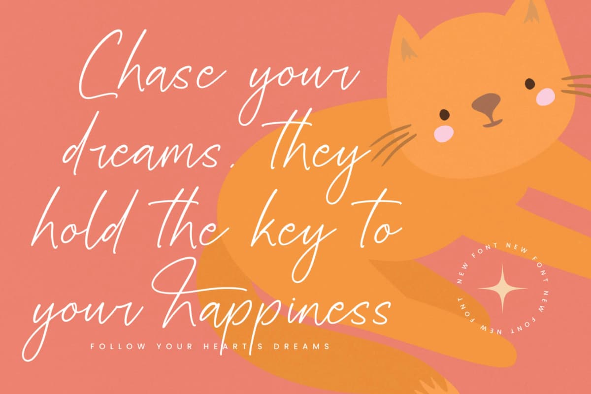 Handcraft Infinites - Modern Handwritten Script font preview 9