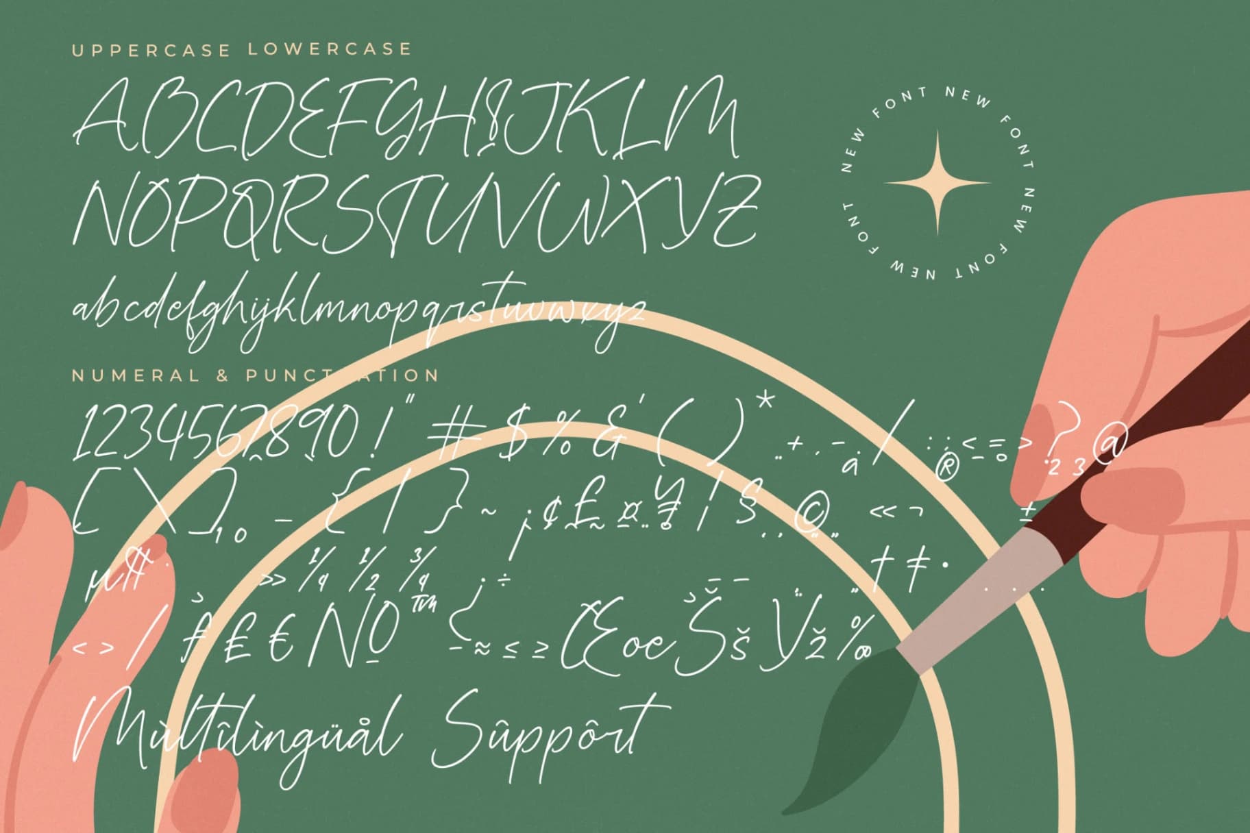 Preview 18 for Handcraft Infinites - Modern Handwritten Script