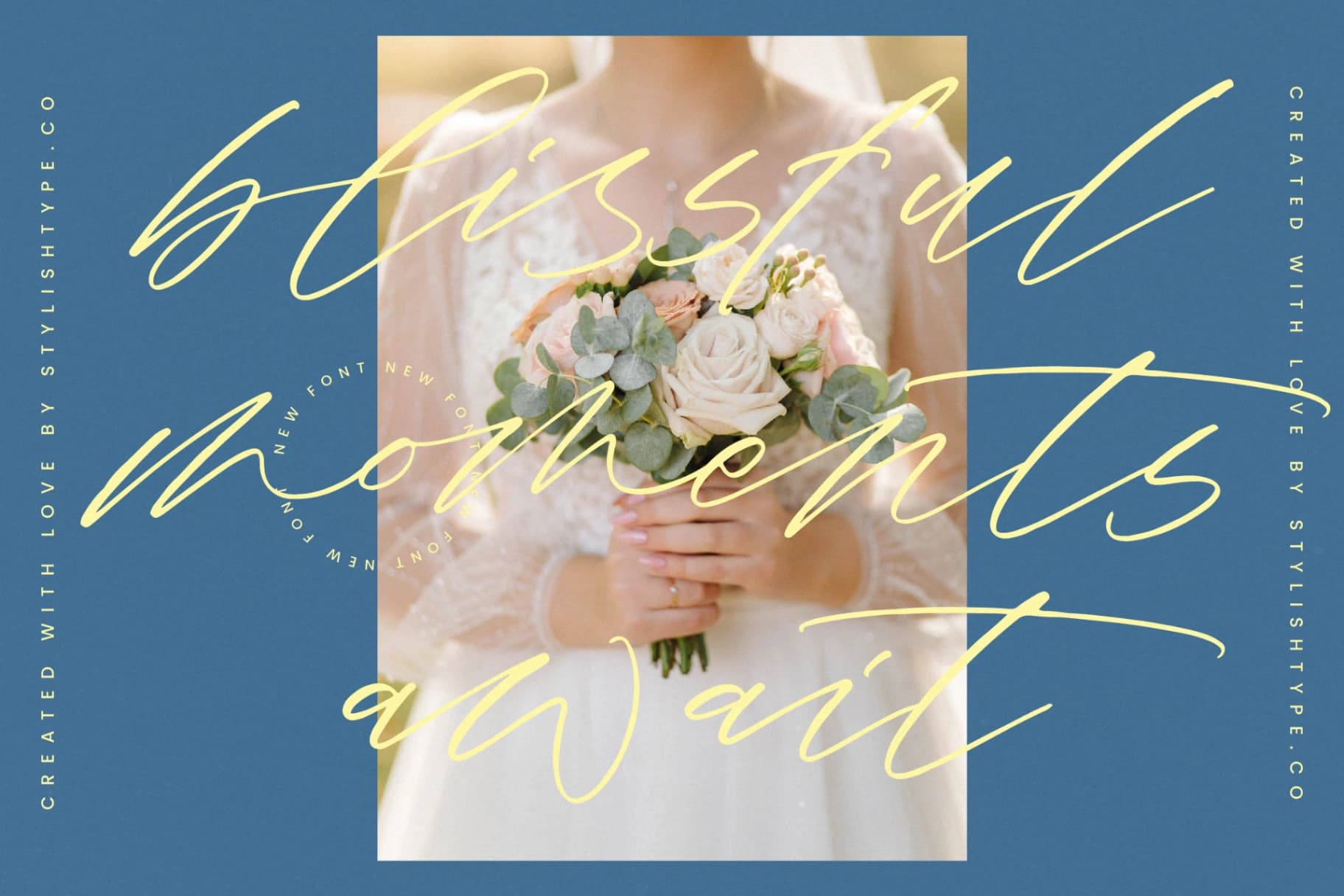 Preview 14 for Romstand Bluelife - Modern Script Font
