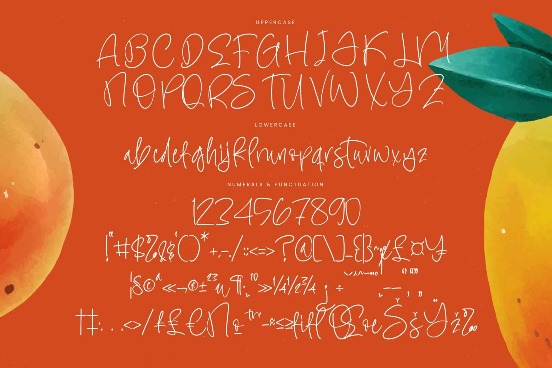 Preview 18 for Sensation Fruity - Natural Handwritten Font