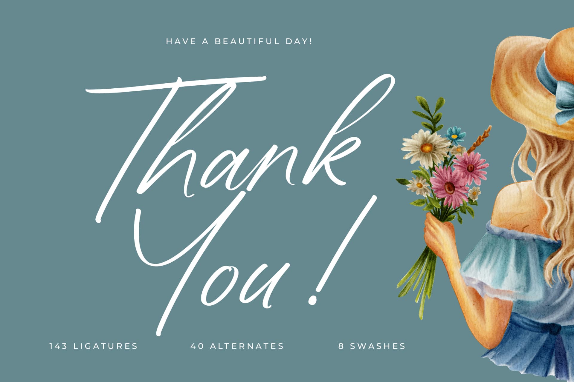 Preview 20 for Sheyotu Etrella - Stylish Handwritten Font