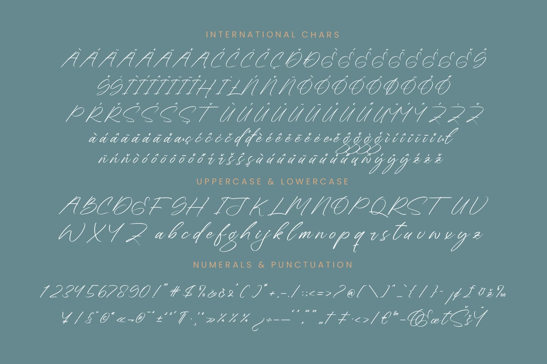 Preview 18 for Sheyotu Etrella - Stylish Handwritten Font
