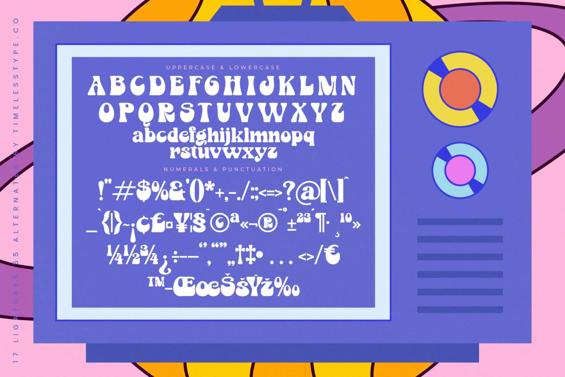 Preview 18 for Mystic Smiles - Groovy Display Font