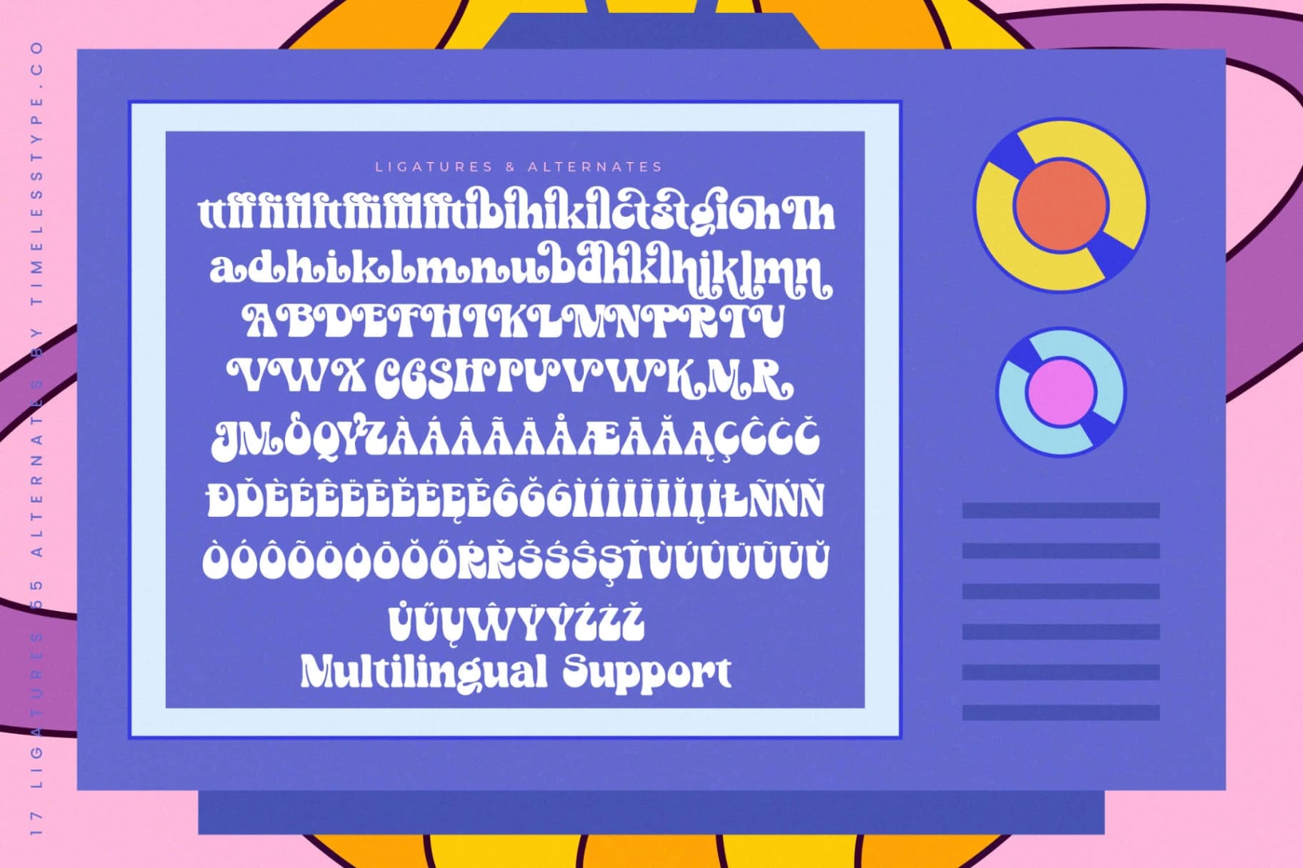 Preview 19 for Mystic Smiles - Groovy Display Font