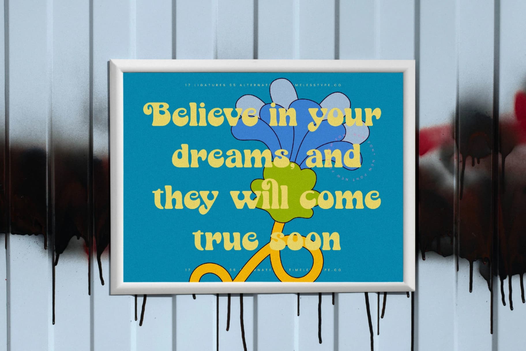 Preview 8 for Mystic Smiles - Groovy Display Font