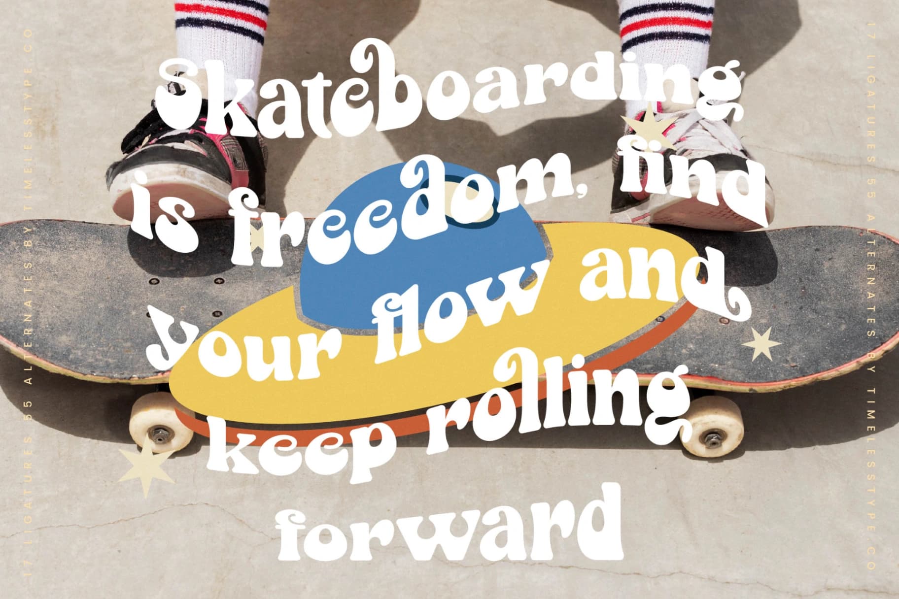 Preview 17 for Mystic Smiles - Groovy Display Font