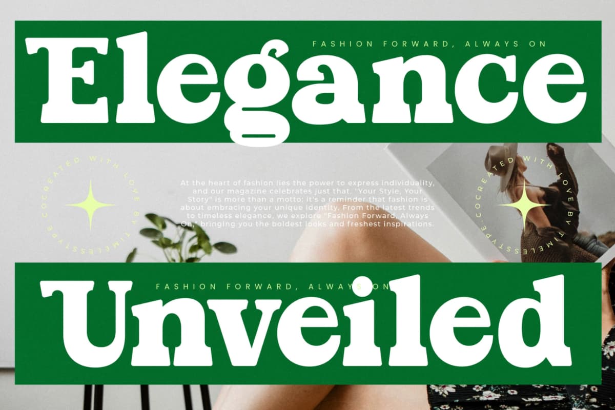 Preview 8 for Parfect Silent - Modern Bold Serif Font
