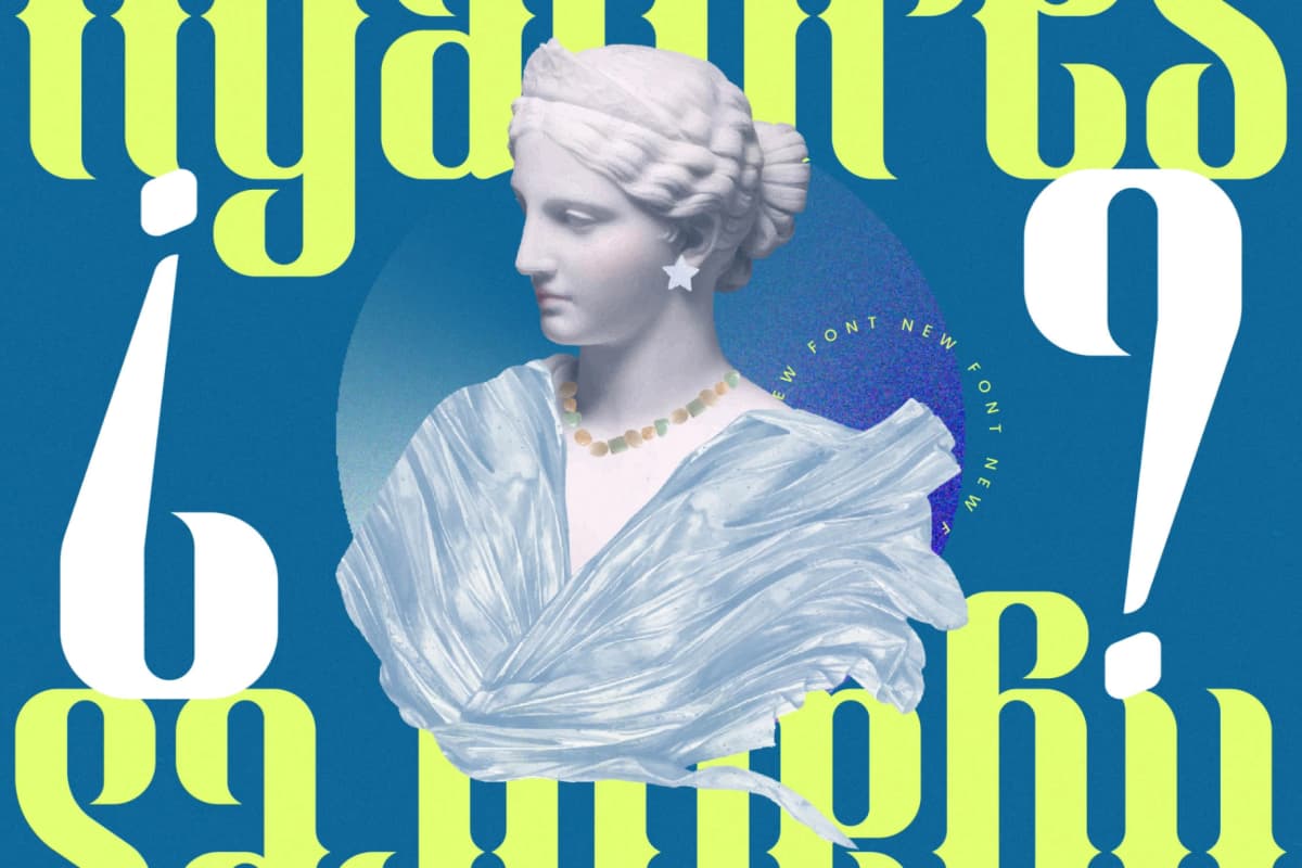Preview 11 for Hermatic - Modern Blackletter Font