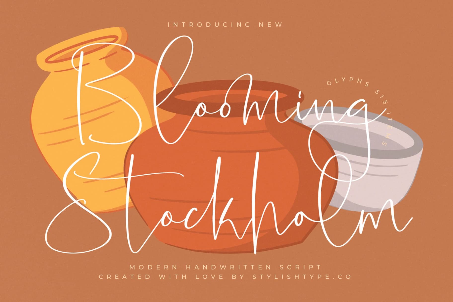 Preview 1 for Blooming Stockholm - Modern Handwritten Script
