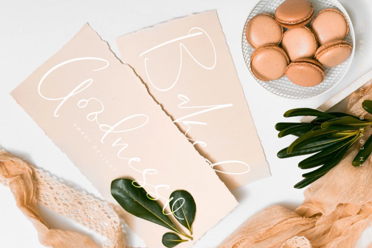 Preview 2 for Blooming Stockholm - Modern Handwritten Script