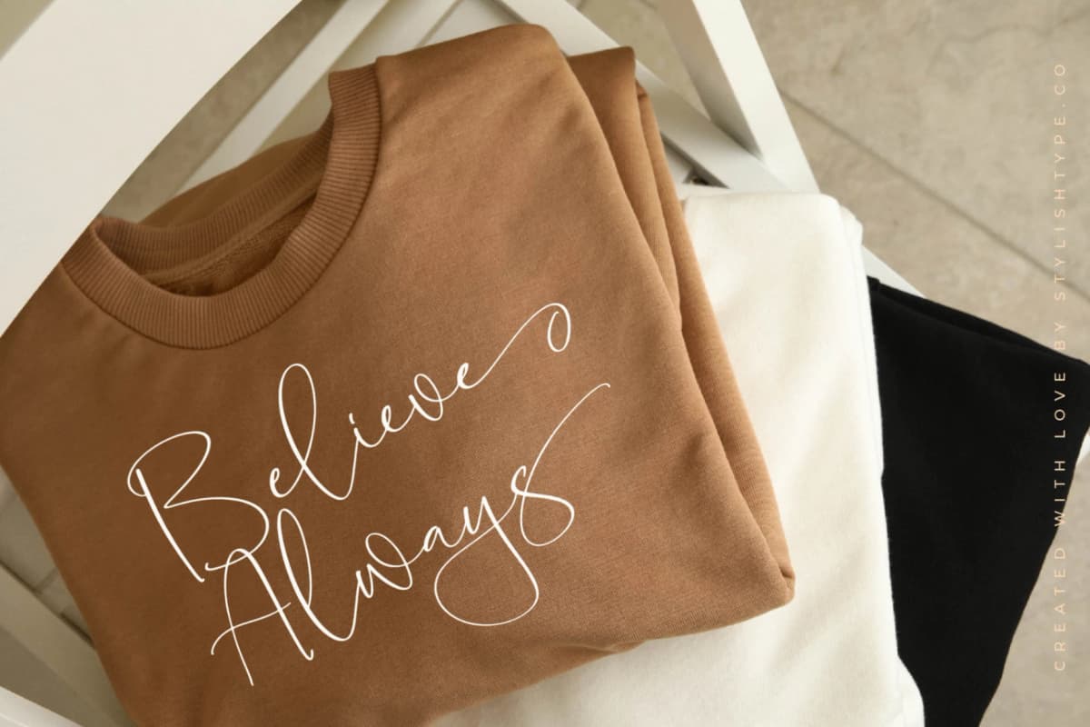 Preview 11 for Blooming Stockholm - Modern Handwritten Script