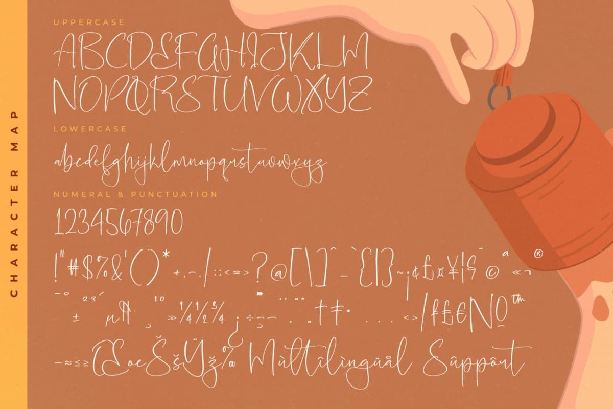 Preview 18 for Blooming Stockholm - Modern Handwritten Script