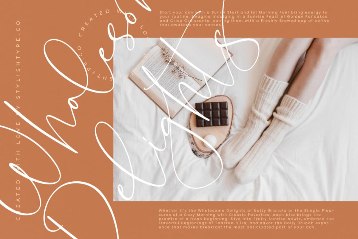 Preview 16 for Blooming Stockholm - Modern Handwritten Script
