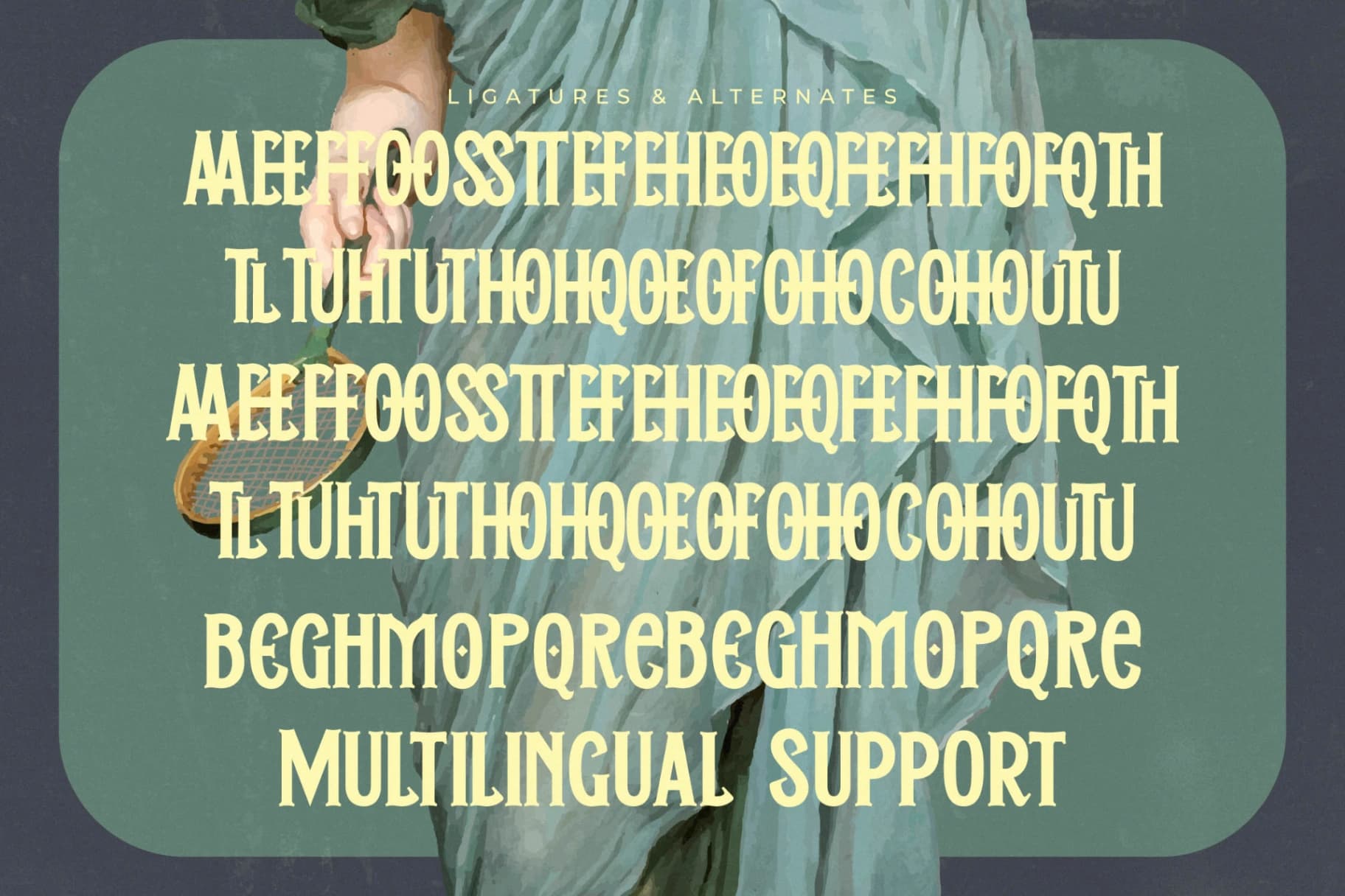 Preview 19 for Historic Mystique - Modern Display Serif Typeface