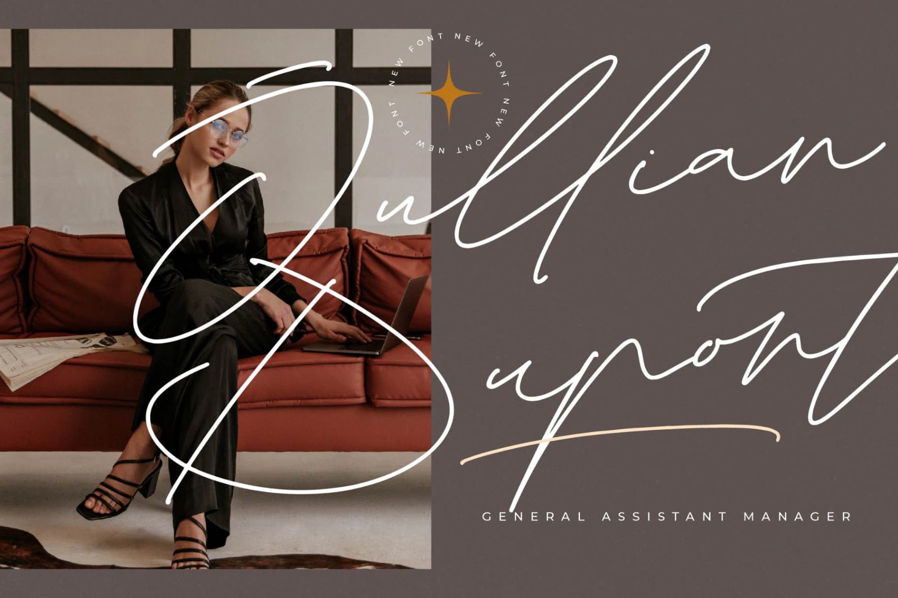 Preview 8 for Silhouete Charming - Monoline Elegant Script