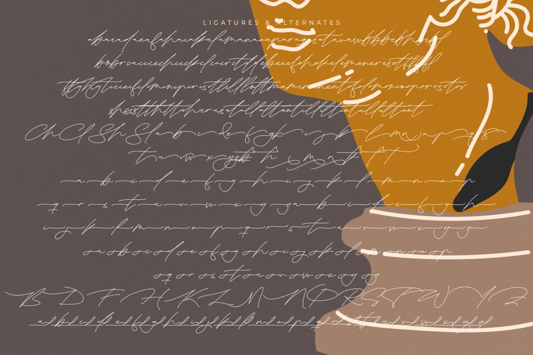 Preview 19 for Silhouete Charming - Monoline Elegant Script