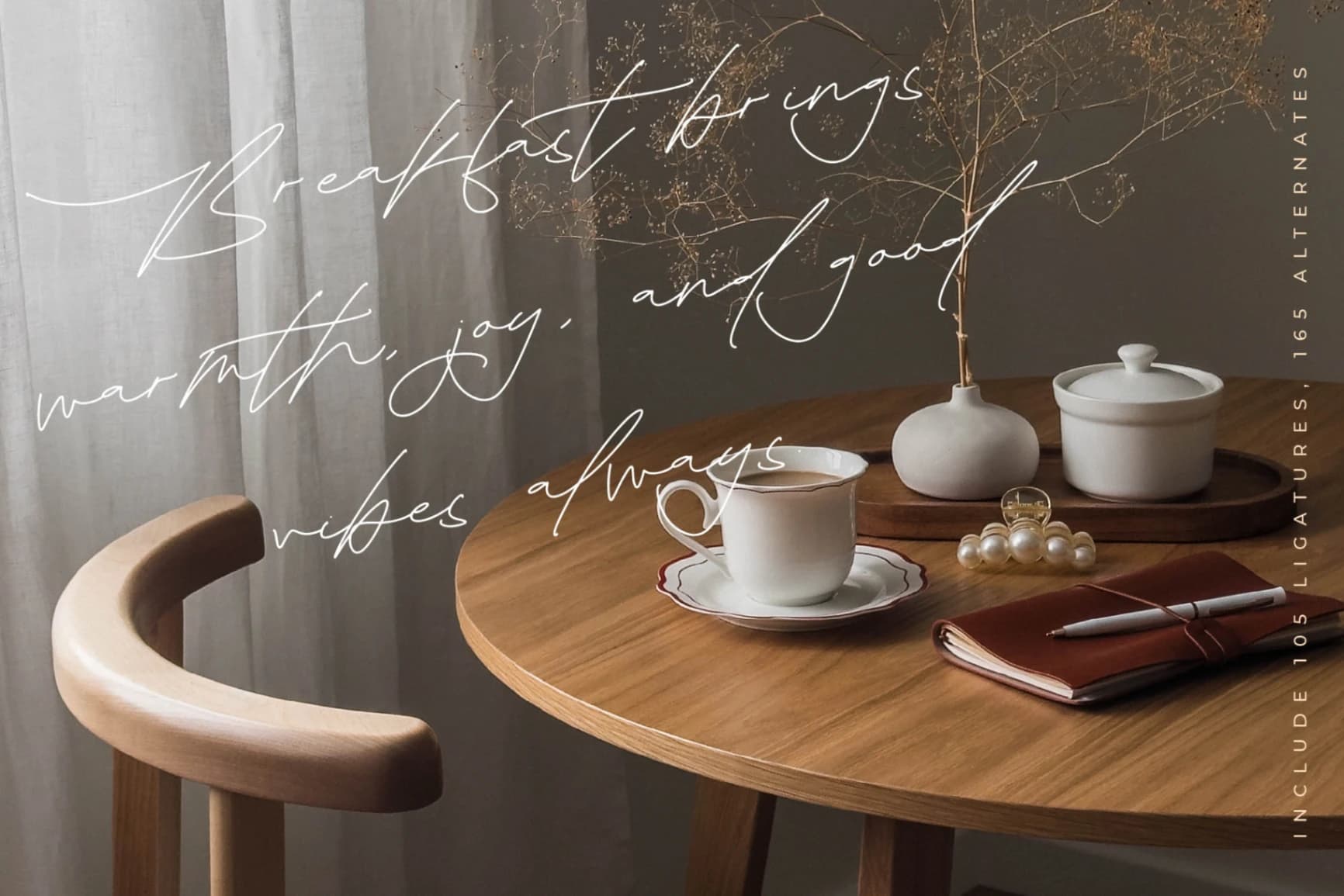 Preview 10 for Silhouete Charming - Monoline Elegant Script