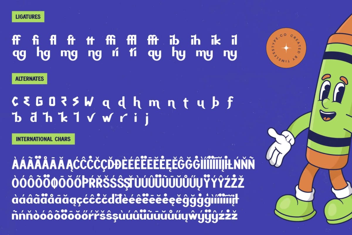 Creator Genius - Bold Sans Display Font font preview 19