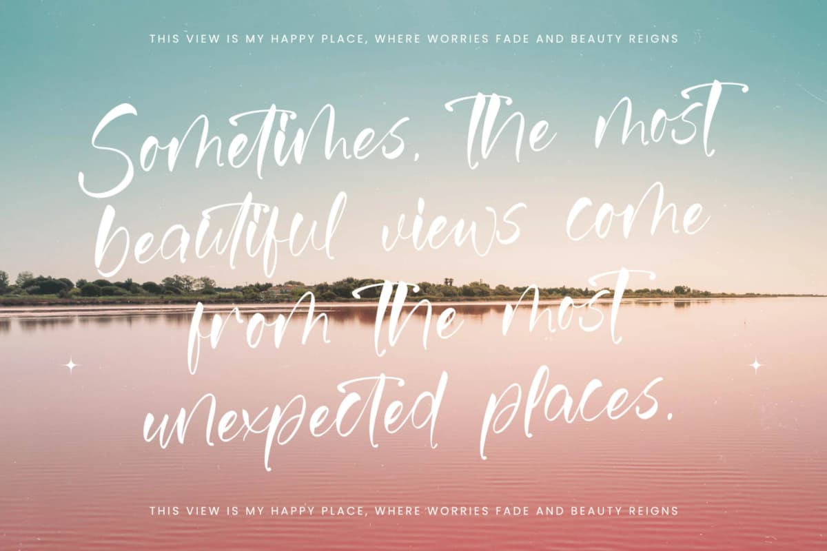 Delicate Cakes - Quirky Handwritten Script font preview 8