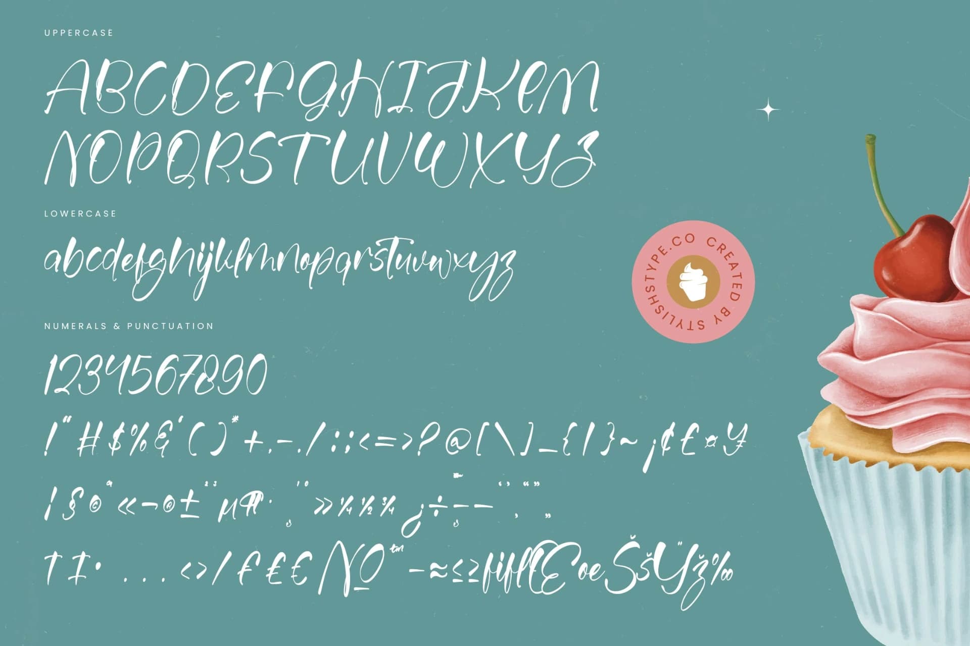 Preview 18 for Delicate Cakes - Quirky Handwritten Script