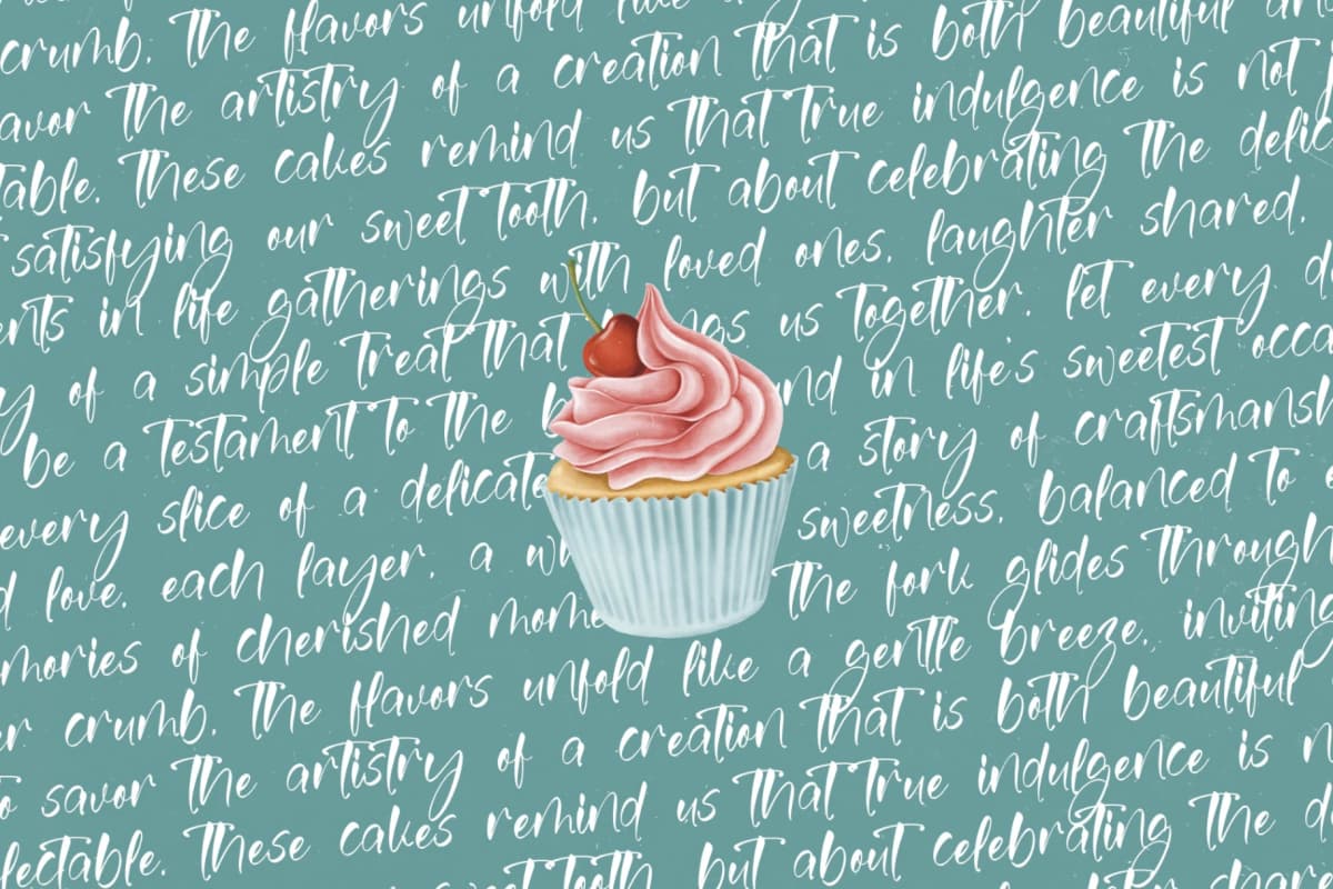 Delicate Cakes - Quirky Handwritten Script font preview 13