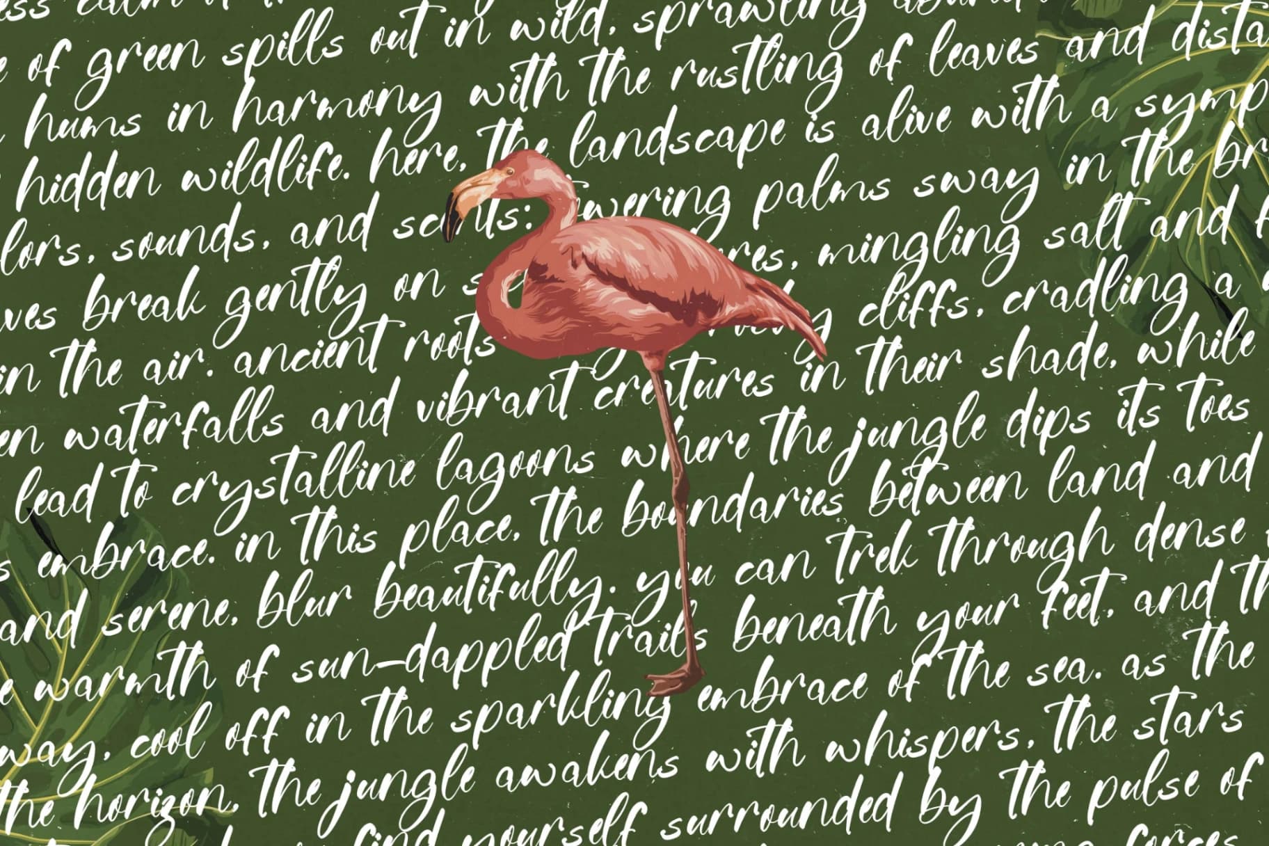 Preview 13 for Jungle Coastal - Natural Handwritten Font