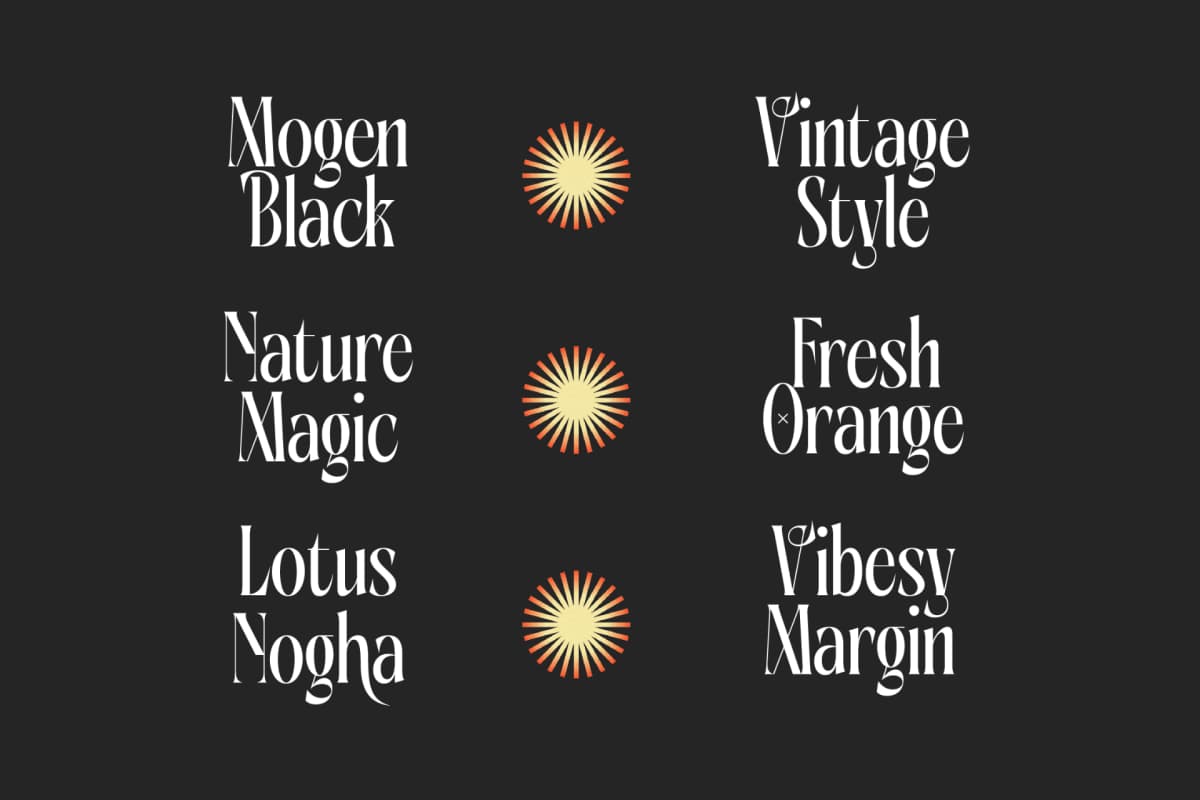 Aligner - Tall Serif Display font preview 13