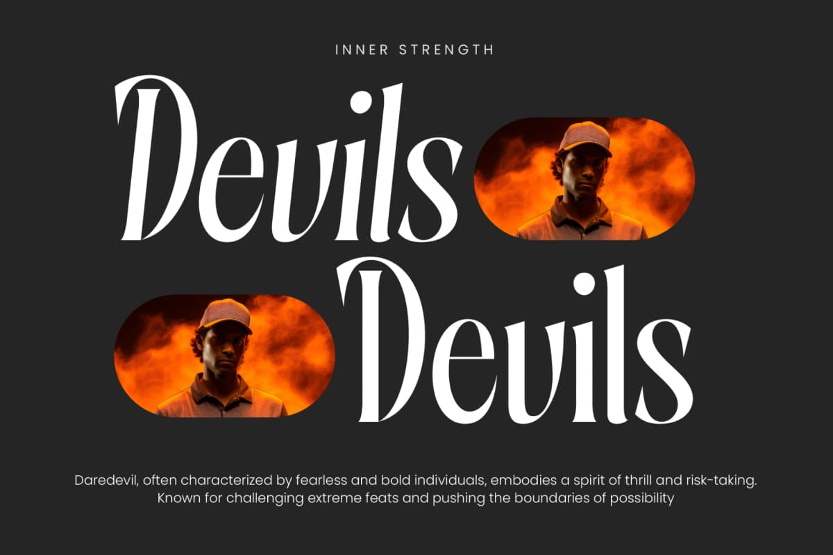 Aligner - Tall Serif Display font preview 15