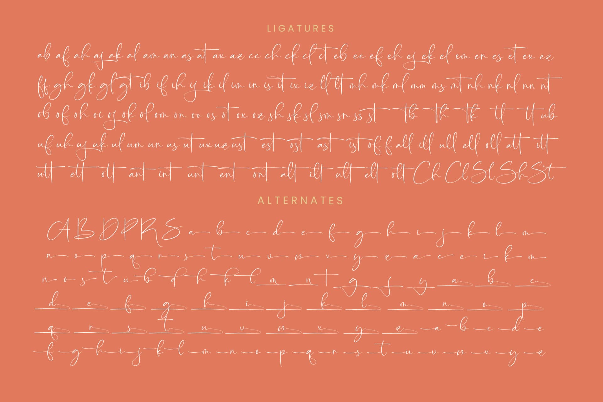 Preview 19 for Starhontis Clentiona - Stylish Signature Font