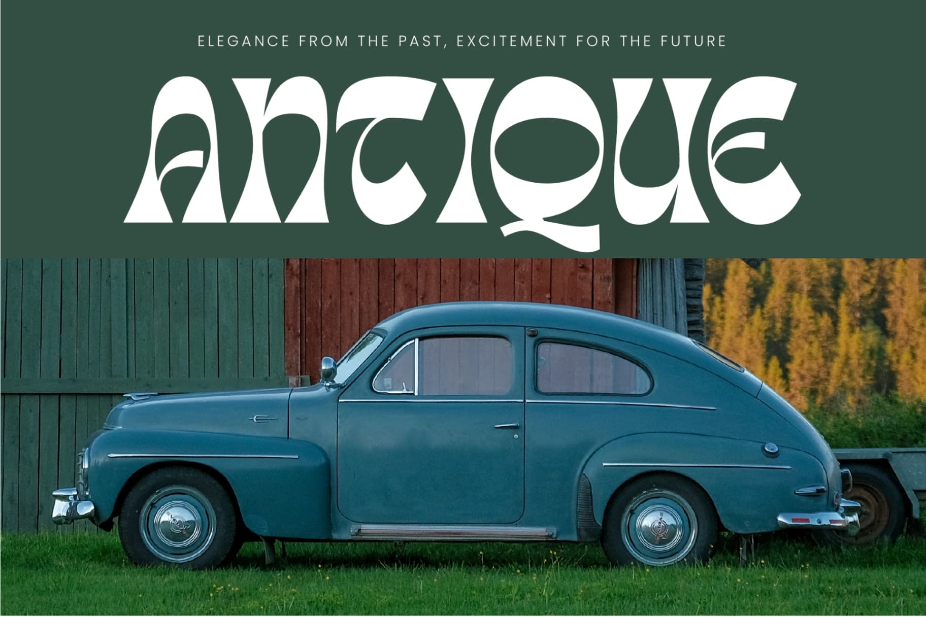 Preview 11 for Tanqier - Groovy Display Font
