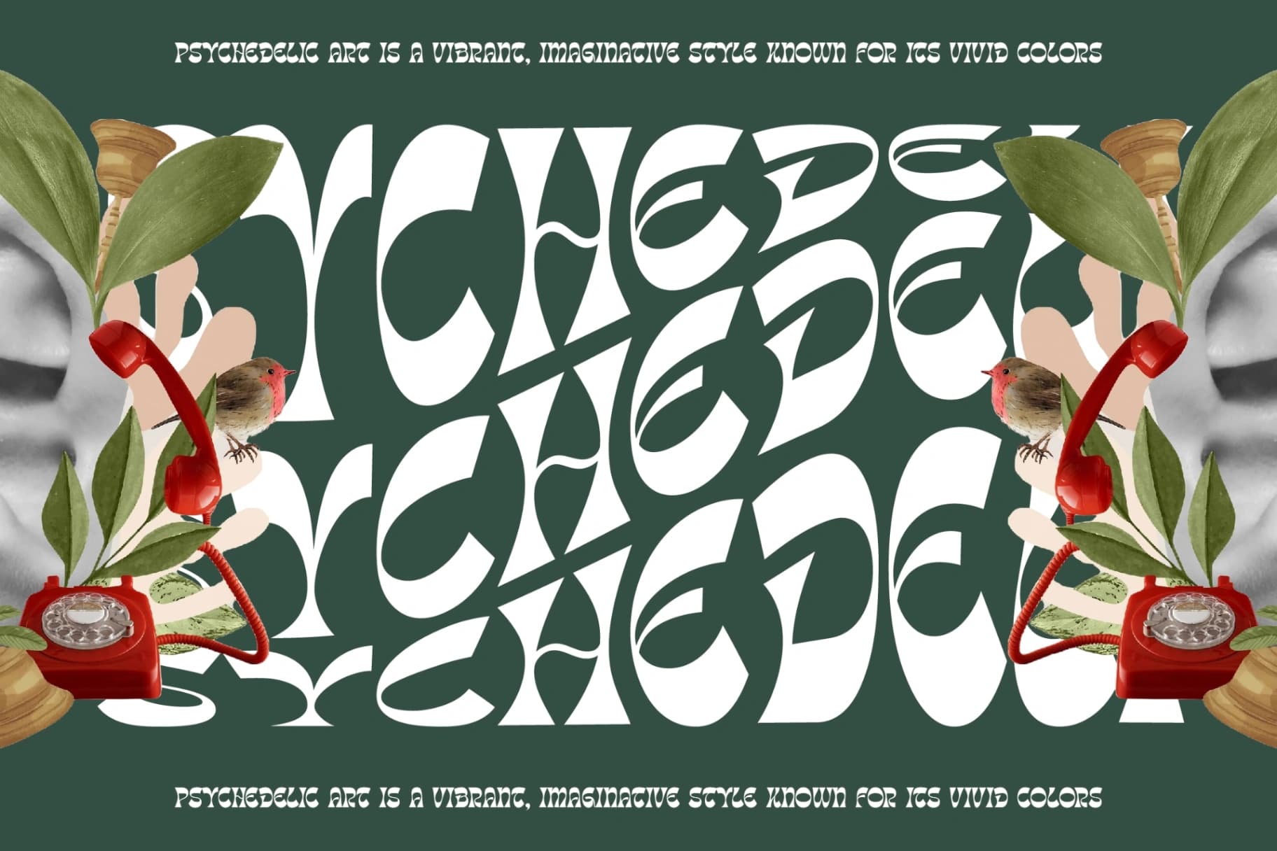 Preview 7 for Tanqier - Groovy Display Font