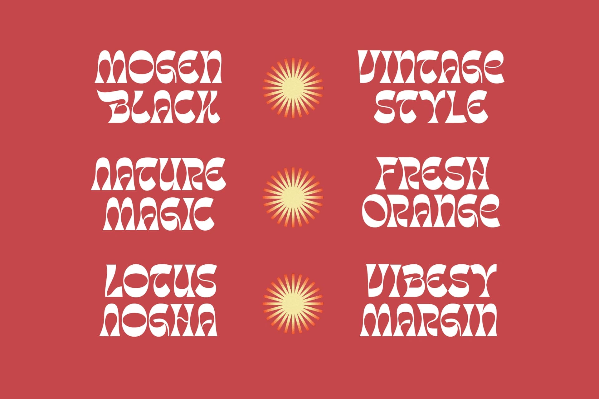 Preview 13 for Tanqier - Groovy Display Font