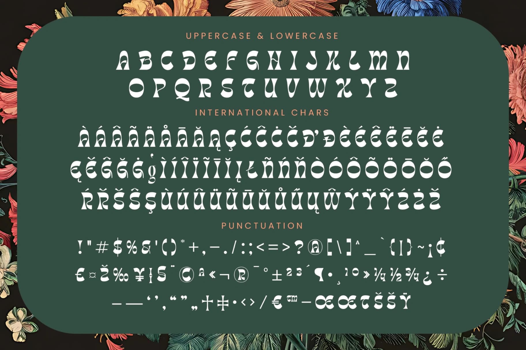 Preview 19 for Tanqier - Groovy Display Font