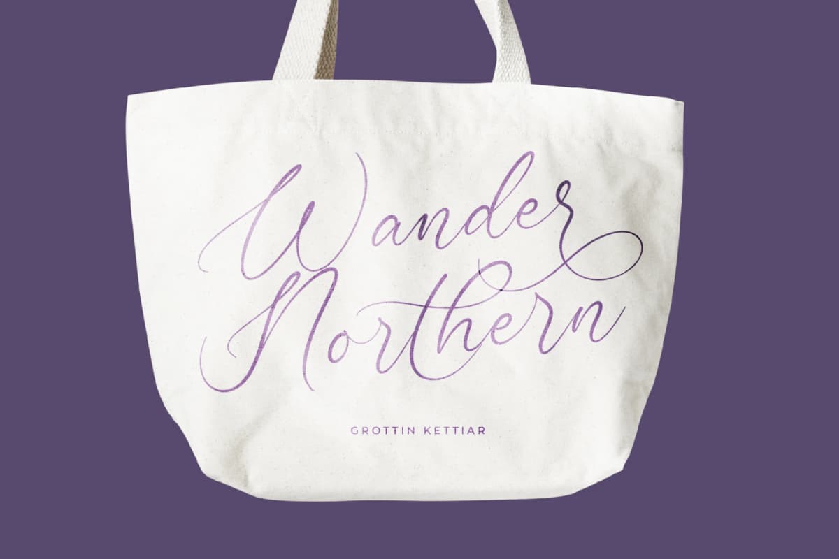 Bottonia Scottella - Stylish Calligraphy Font font preview 7