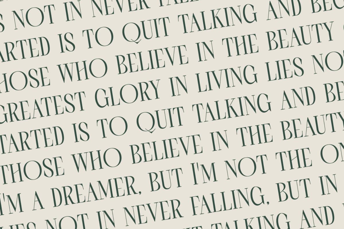 Preview 17 for Scarfi Modern - All Caps Serif Display Font