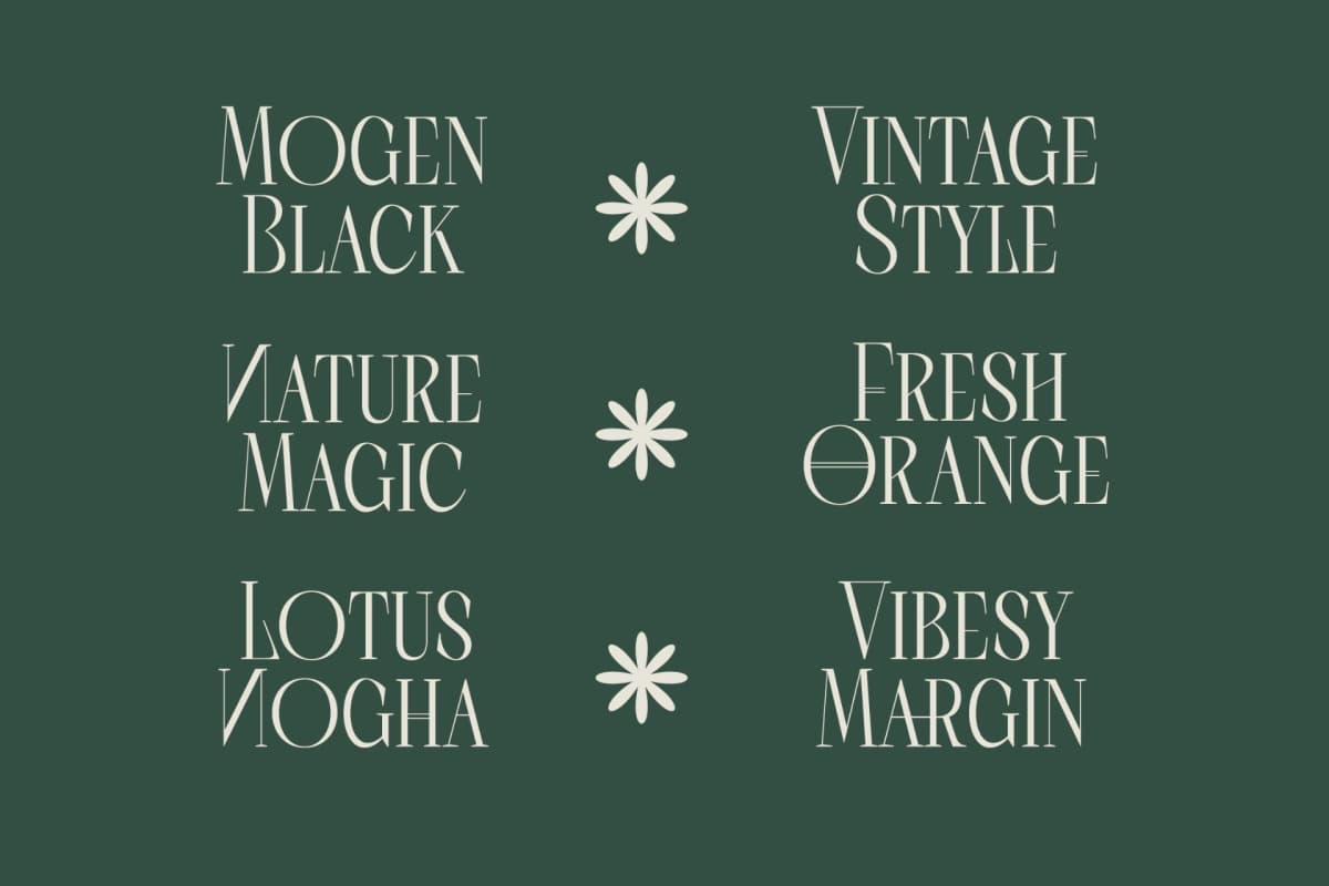 Preview 12 for Scarfi Modern - All Caps Serif Display Font