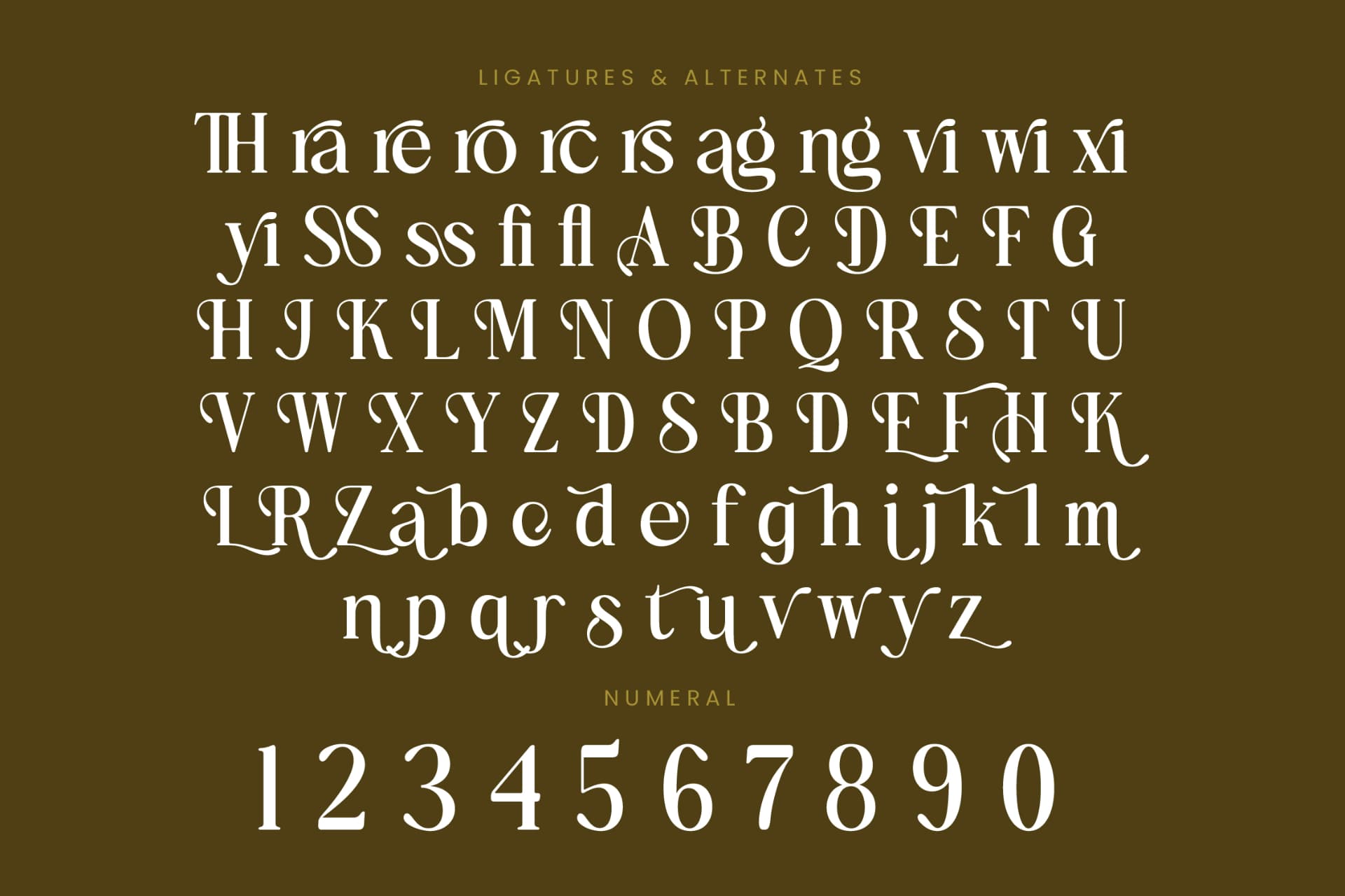 Preview 18 for Bulings Nature - Vintage Serif Display