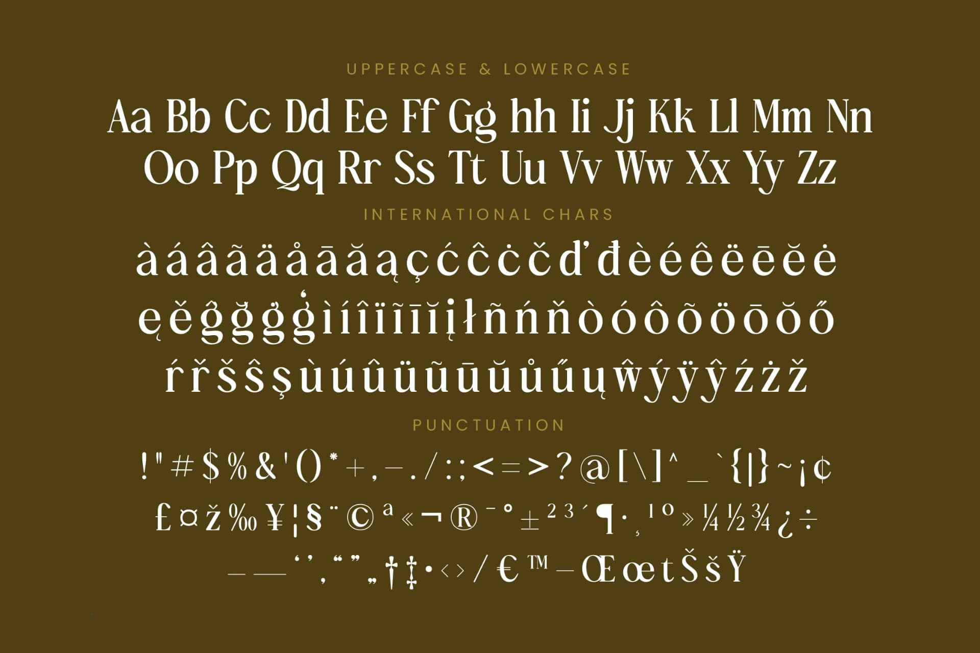 Preview 19 for Bulings Nature - Vintage Serif Display