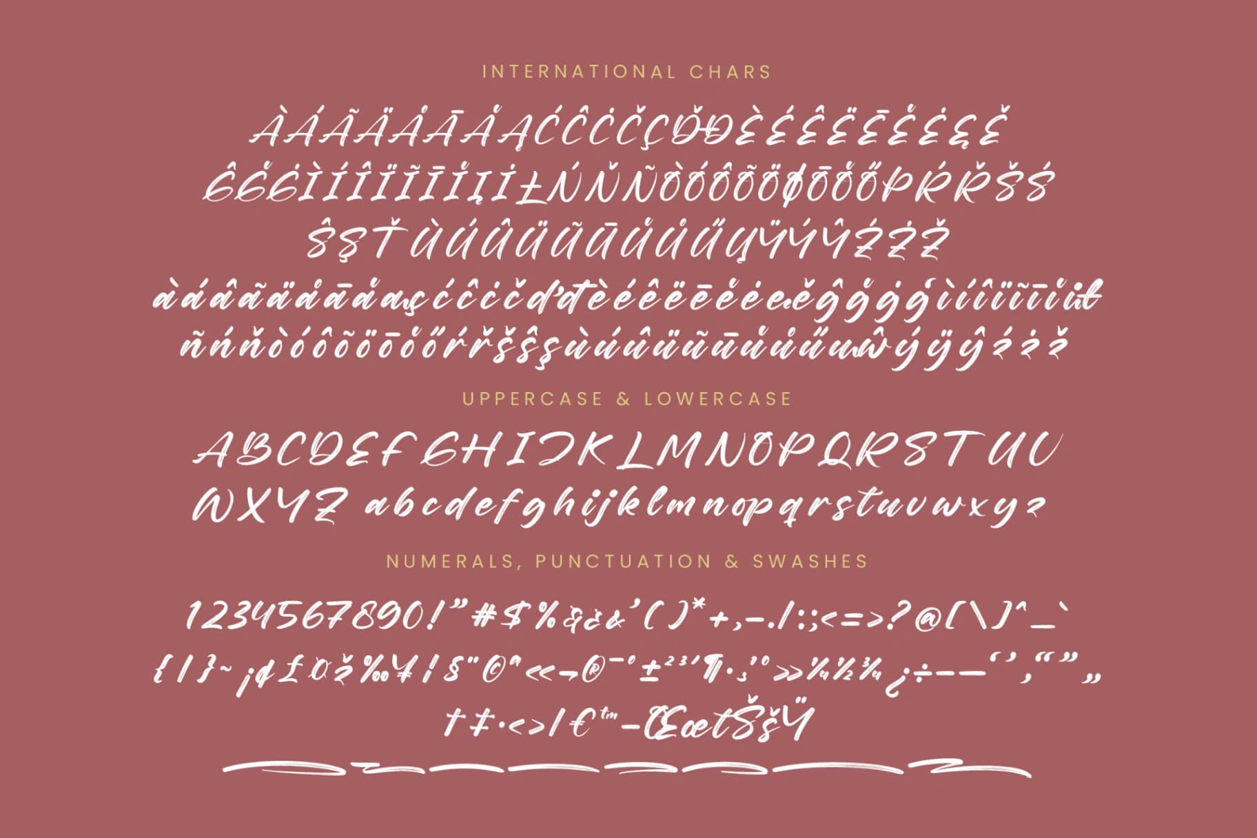 Preview 18 for Nighty Styling - Modern Brush Font