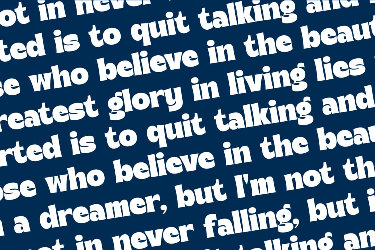 Mistur Sleuth - Bold Sans Serif Display font preview 17