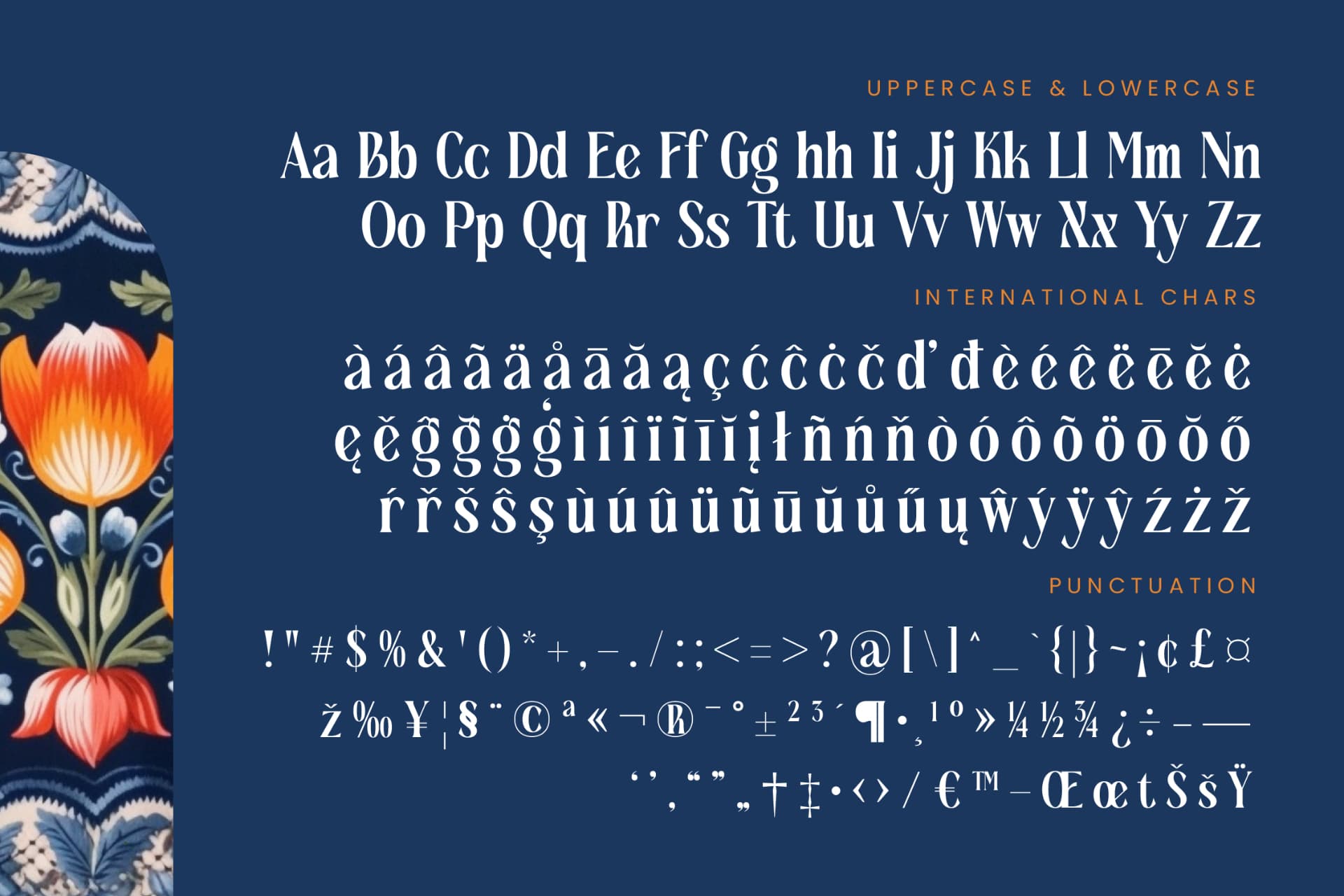 Preview 19 for Romani - Bold Tall Serif Display Font