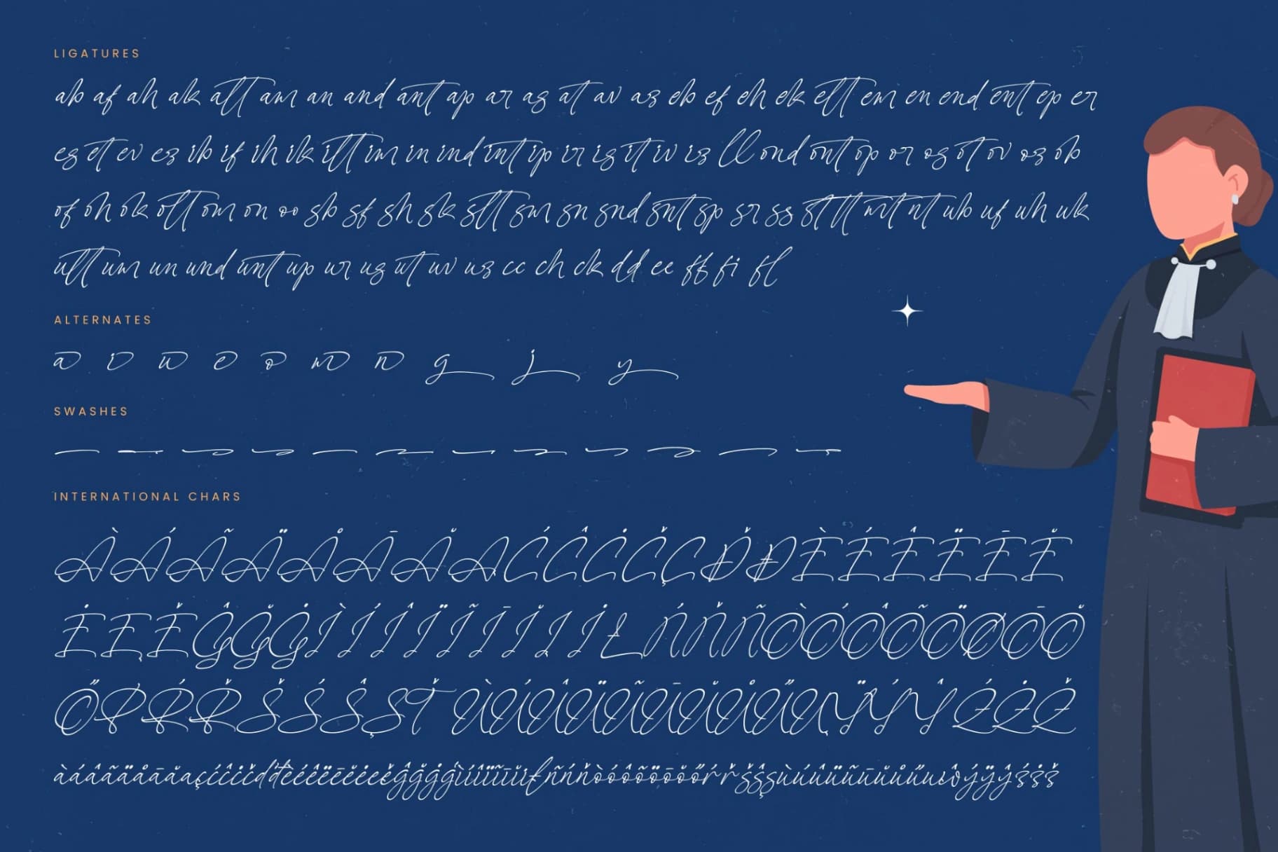 Preview 19 for Justice Agenda - Stylish Signature Font