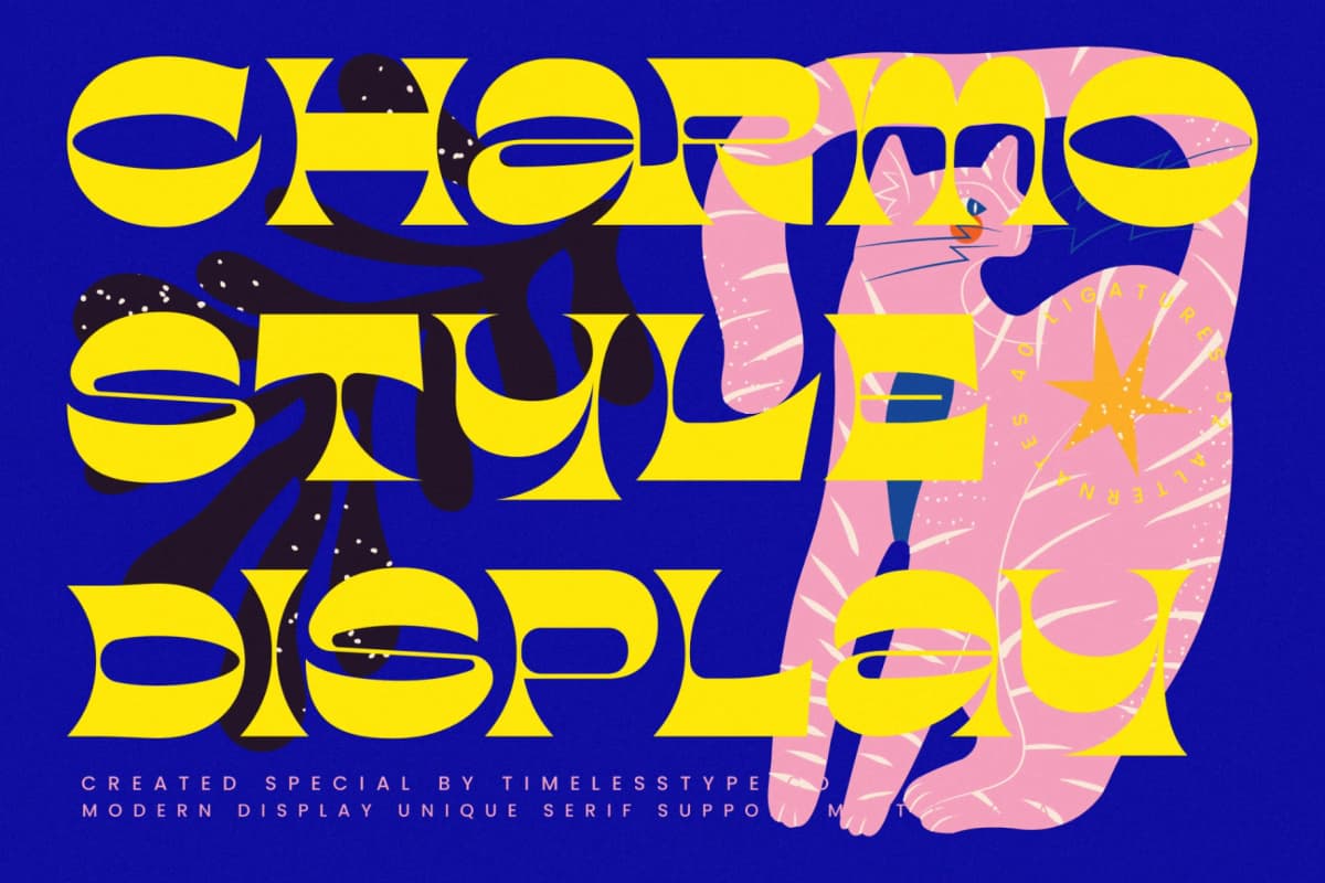 Preview 1 for Charmo Style - Modern Display Unique Serif