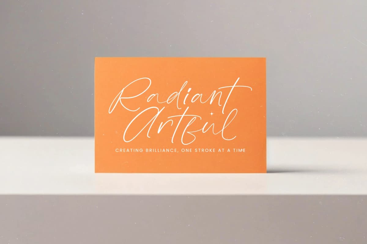 Father Action- Stylish Handwritten Font font preview 11