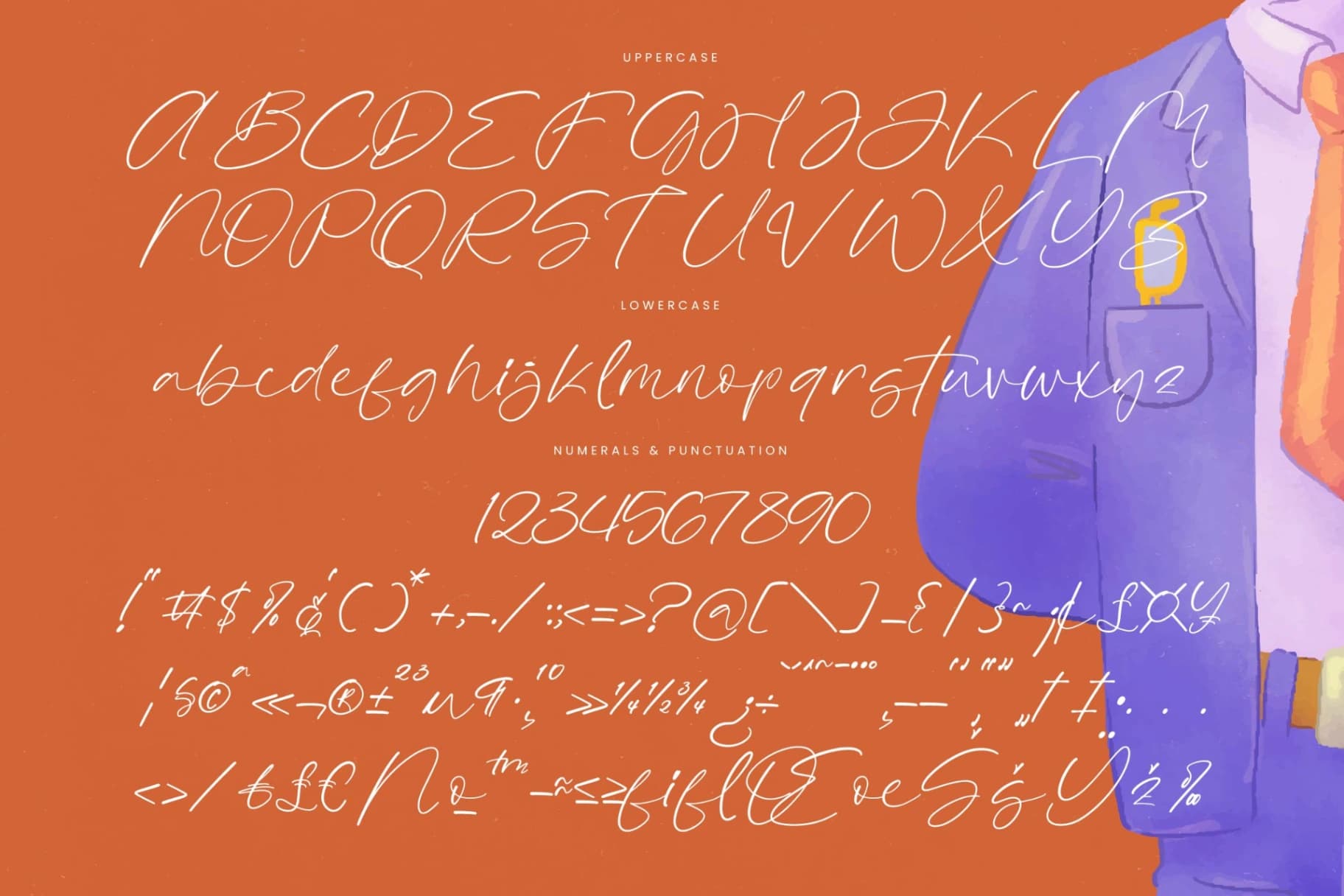 Preview 18 for Father Action- Stylish Handwritten Font