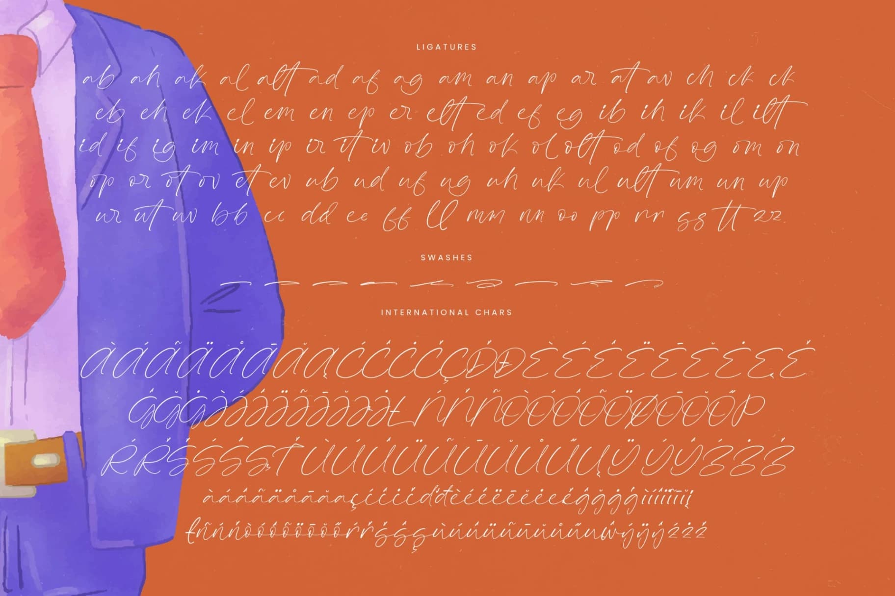 Preview 19 for Father Action- Stylish Handwritten Font